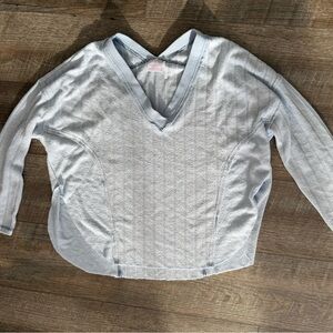 Out from Under Urban Outfitters Light Blue Terry Cloth long sleeve shirt S